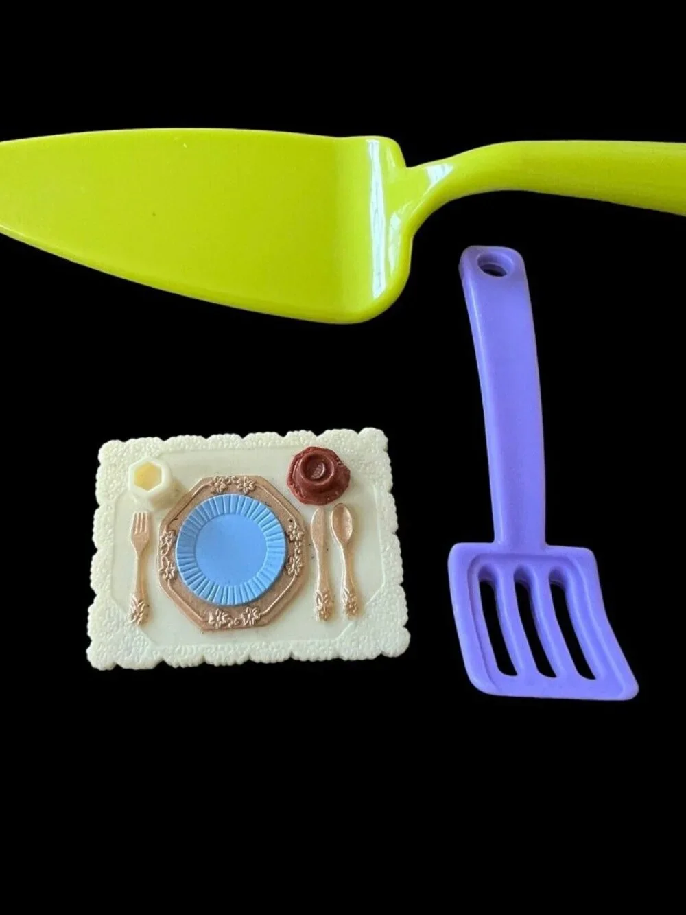 Fisher Price Loving Family Dollhouse PINK CUPCAKES PAN TRAY Doll Kitchen Foods